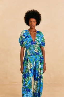 FARM Rio Green Jungle Panther Jumpsuit Hot