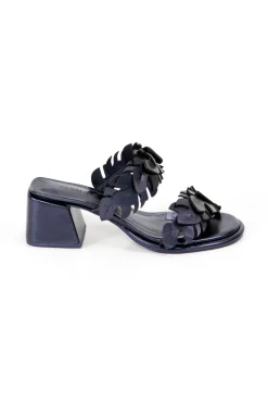 FARM Rio Green Monstera Mid Heel Sandal Clearance