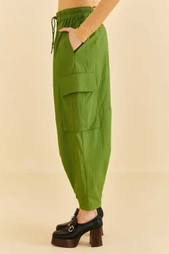 FARM Rio Green Organic Cotton Cargo Pants Best