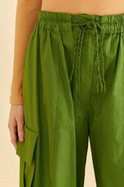 FARM Rio Green Organic Cotton Cargo Pants Best