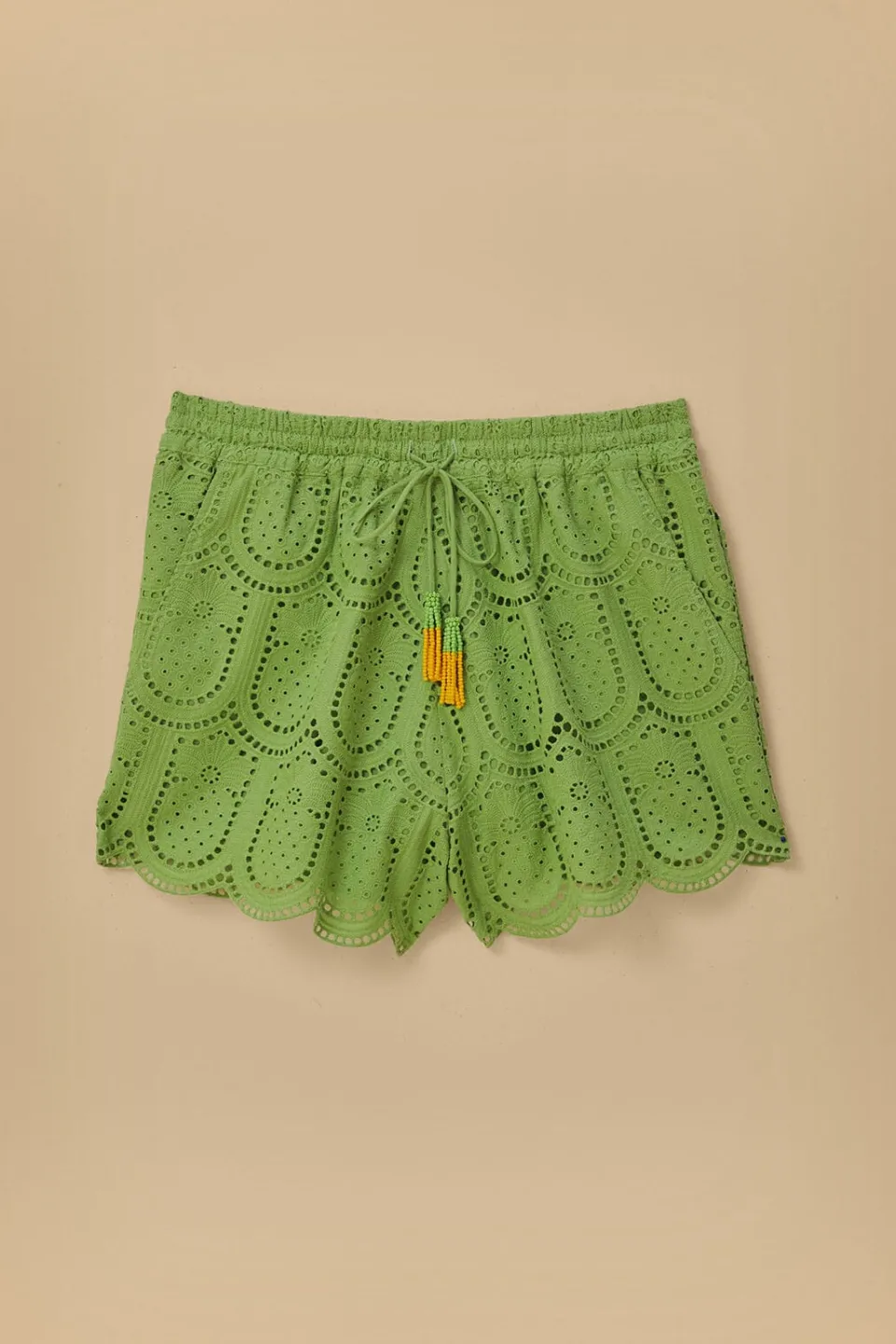 FARM Rio Green Pineapple Eyelet Shorts Best
