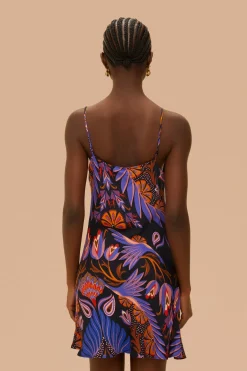 FARM Rio Heart Forest Black Sleveless Mini Dress Sale
