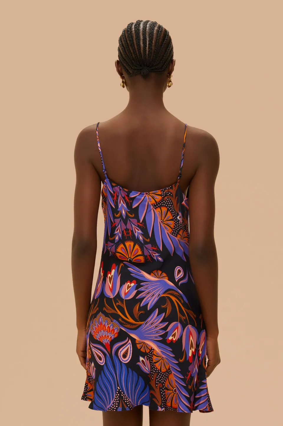 FARM Rio Heart Forest Black Sleveless Mini Dress Sale