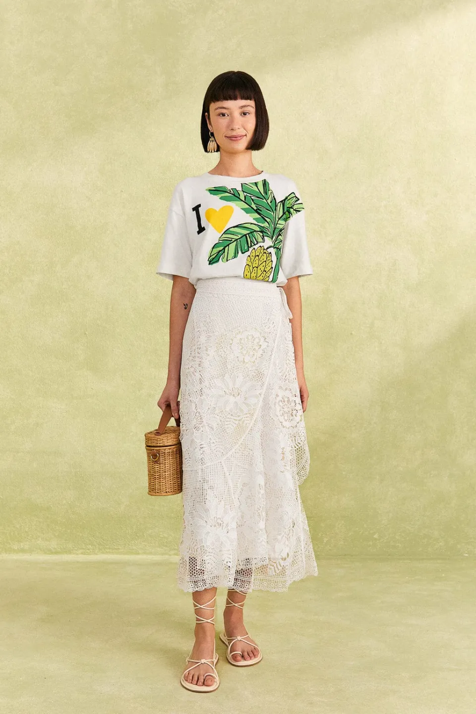 FARM Rio I Heart Bananas Organic Cotton T-Shirt Sale