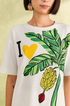 FARM Rio I Heart Bananas Organic Cotton T-Shirt Sale