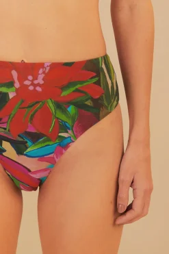 FARM Rio Jardin De Reve High Waist Bikini Bottom Online