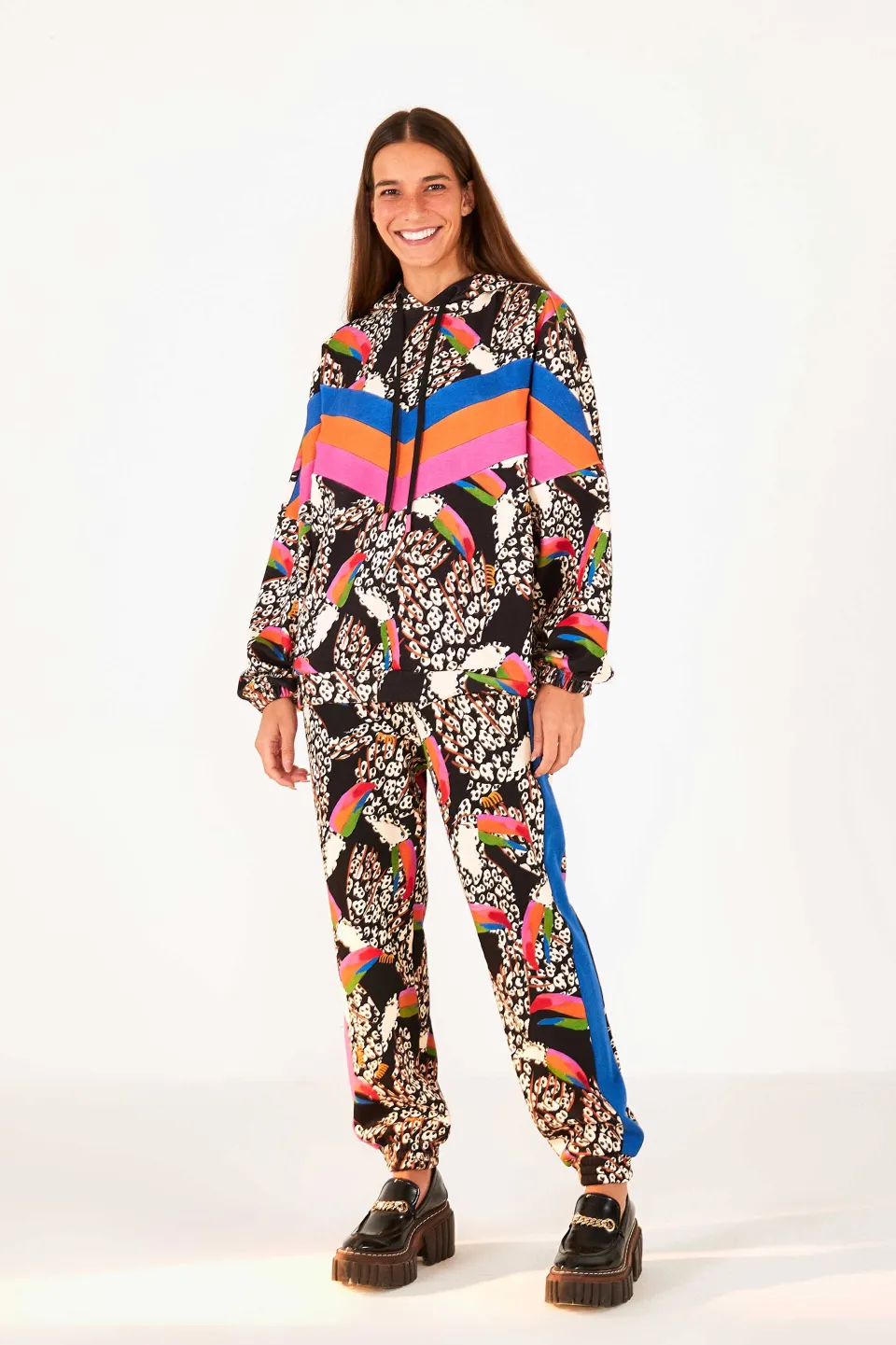FARM Rio Leopard Toucans Sweatshirt Clearance