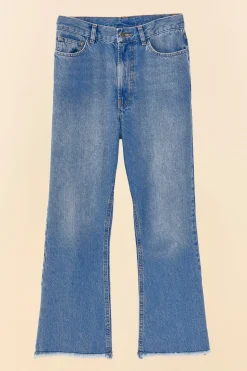 FARM Rio Light Wash Carrot Denim Pants Clearance