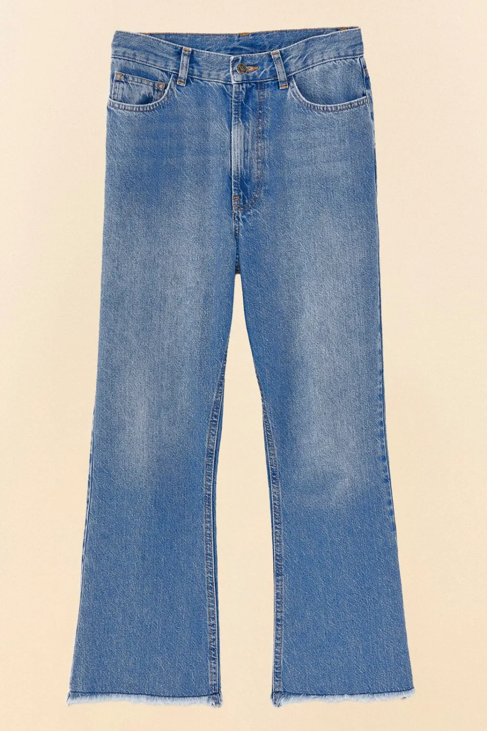 FARM Rio Light Wash Carrot Denim Pants Clearance