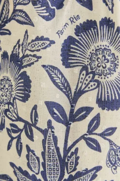 FARM Rio MAXI DRESS | Blue Pineapple Garden Print Best