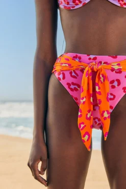 FARM Rio Maxi Leopard Patch Bikini Bottom Sale