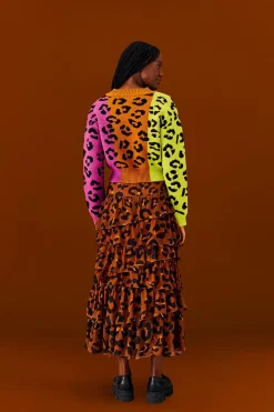 FARM Rio Mixed Leopards Sweater Best