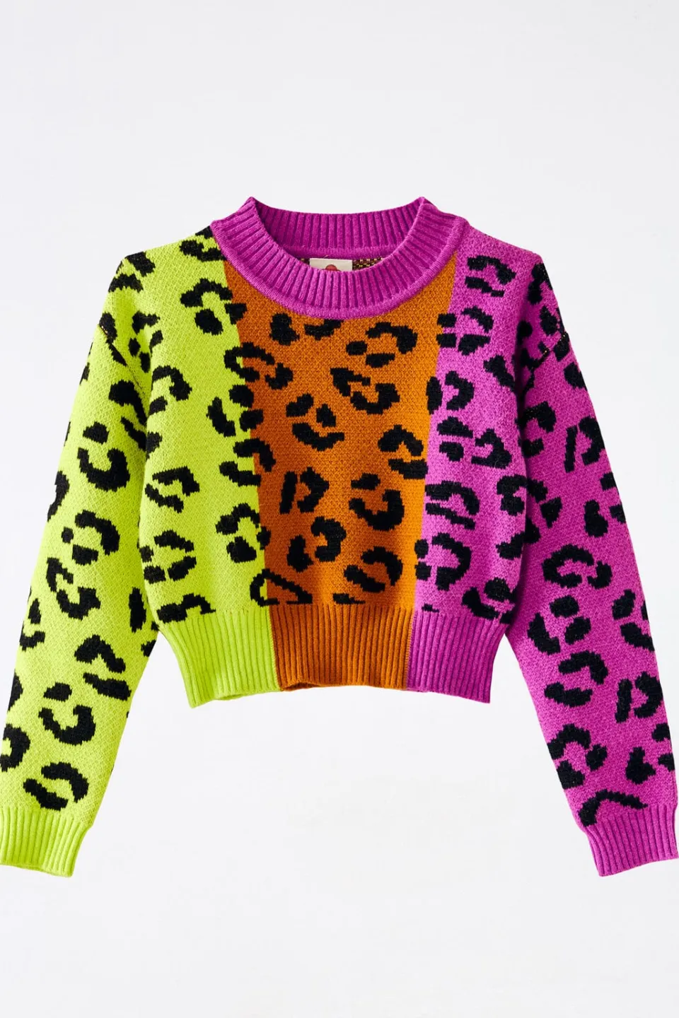 FARM Rio Mixed Leopards Sweater Best