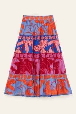 FARM Rio Mixed Living Nature Skirt New