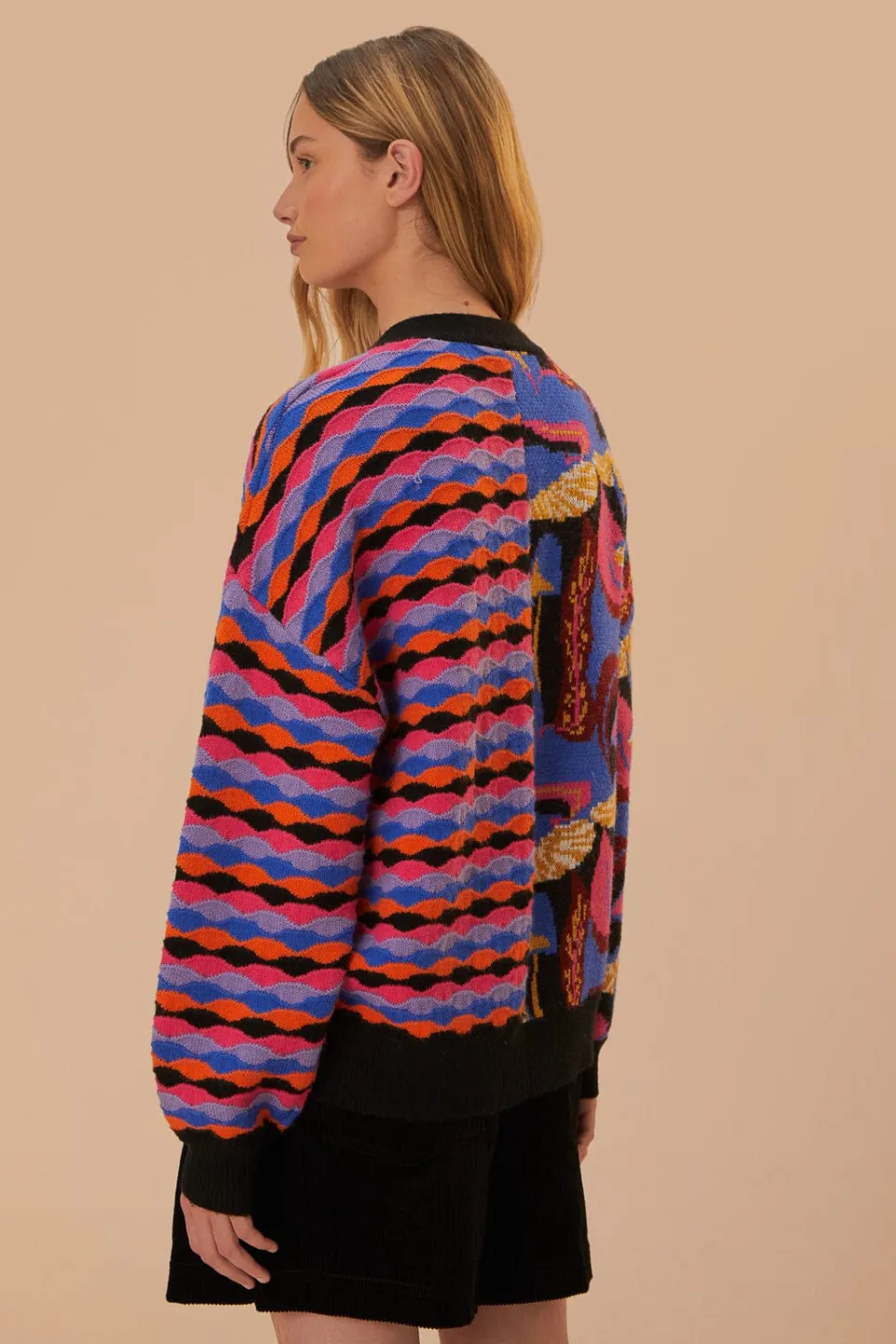 FARM Rio Mixed Mushrooms Knit Cardigan Best