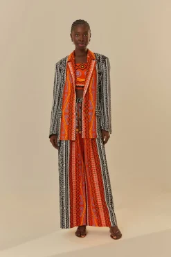 FARM Rio Mixed Myriad Blazer