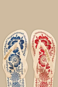FARM Rio Mixed Pineapple Garden Havaianas Sandals Hot