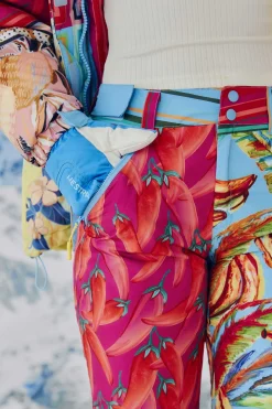 FARM Rio Mixed Scarves Ski Pants Best
