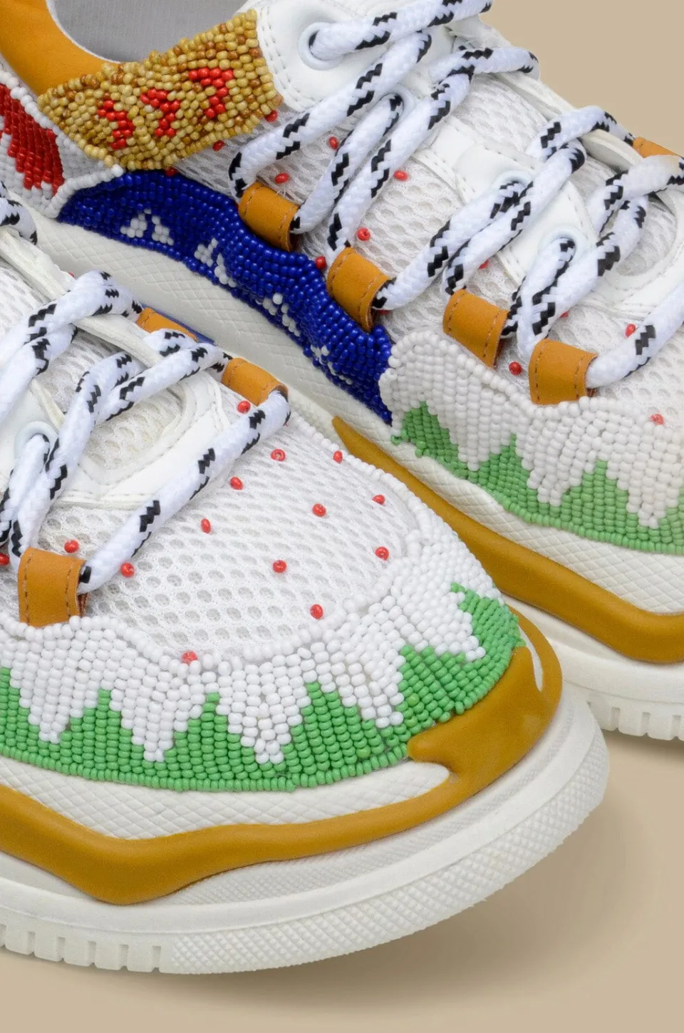 FARM Rio Multicolor Beaded Apolo Sneaker New