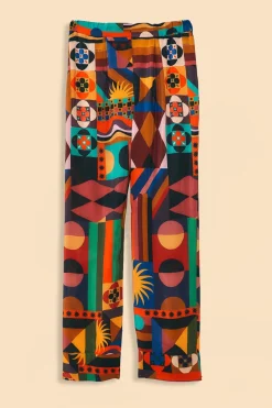 FARM Rio Multicolor Tropical Shapes Pants Discount