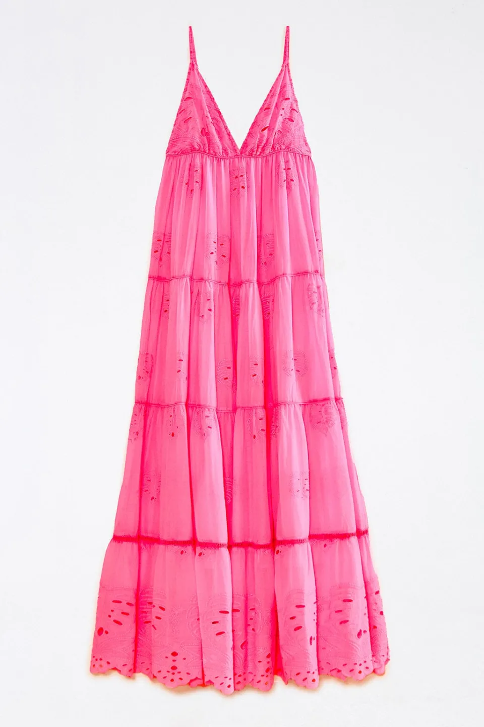 FARM Rio Neon Pink Maxi Dress Outlet