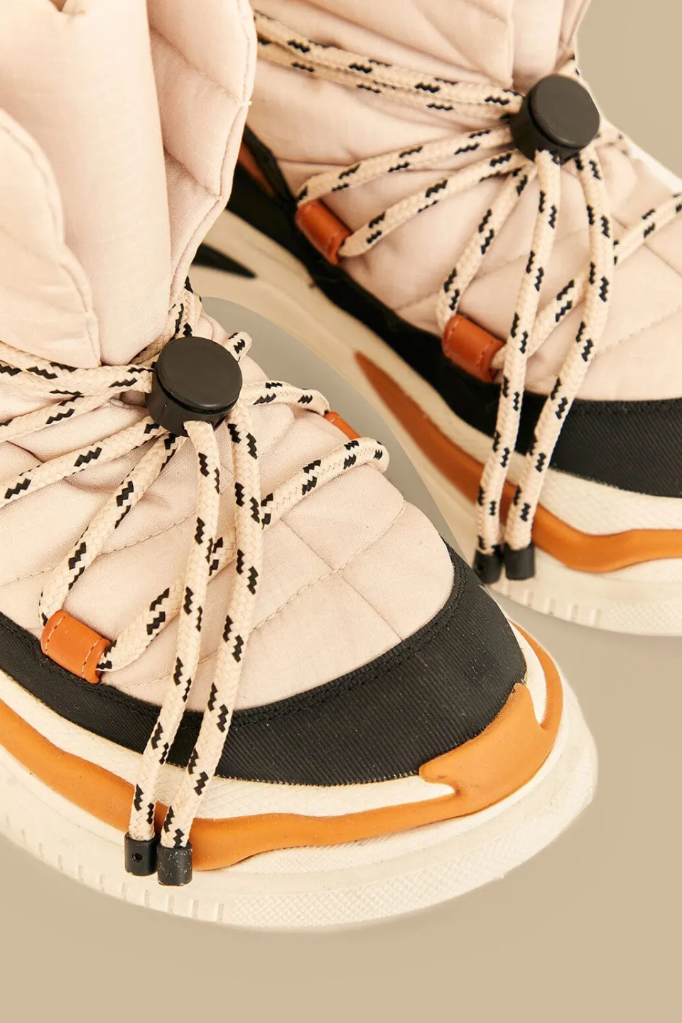 FARM Rio Off White Matelasse Puffy Boot Discount