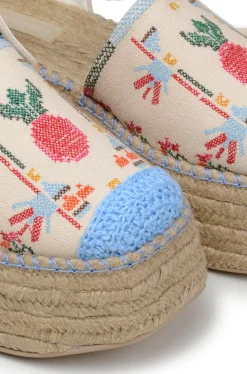 FARM Rio Off White Paradise Espadrille Platform Sandal Online