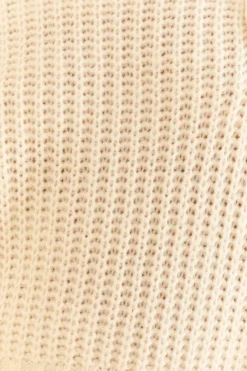 FARM Rio Off-White Braided Sweater Hot