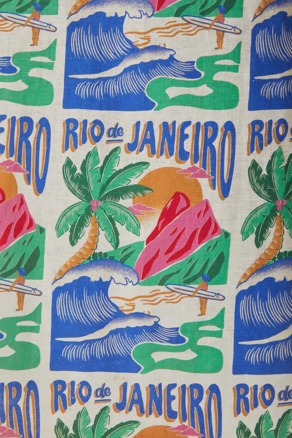 FARM Rio Off-White Carioca Posters Midi Dress Outlet