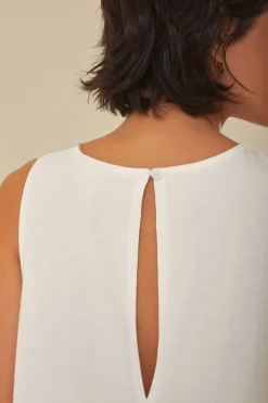 FARM Rio Off-White Copacabana Jersey Jumpsuit Online