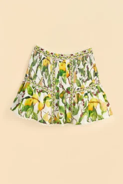 FARM Rio Off-White Fruit Orchard Mini Skirt