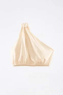 FARM Rio Off-White One-Shoulder Knot Top Best