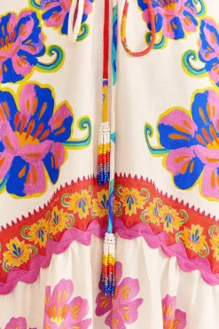 FARM Rio Off-White Vivid Garden Maxi Dress Online