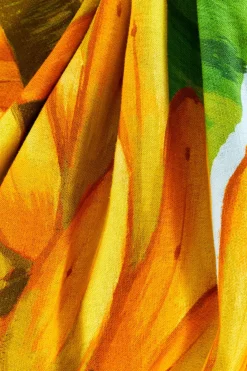 FARM Rio One Shoulder Top | Blue Fresh Bananas Print Online