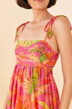 FARM Rio Orange Ombre Forest Maxi Dress Clearance