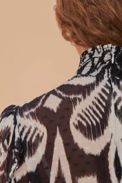 FARM Rio Pineapple Ikat Black Mini Dress Best