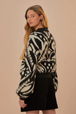 FARM Rio Pineapple Ikat Knit Sweater Online