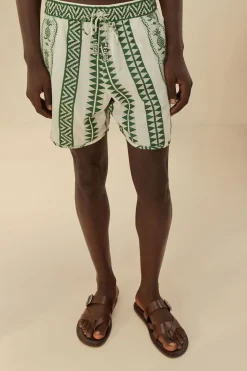 FARM Rio Pineapple Jacquard Shorts