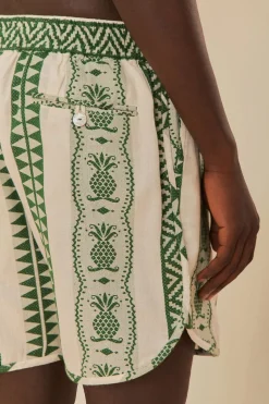 FARM Rio Pineapple Jacquard Shorts