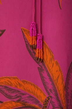 FARM Rio Pink Beach Forest Lenzing™ Ecovero™ Viscose Maxi Dress