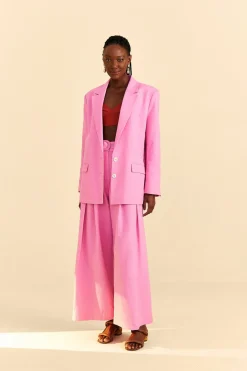 FARM Rio Pink Blazer New