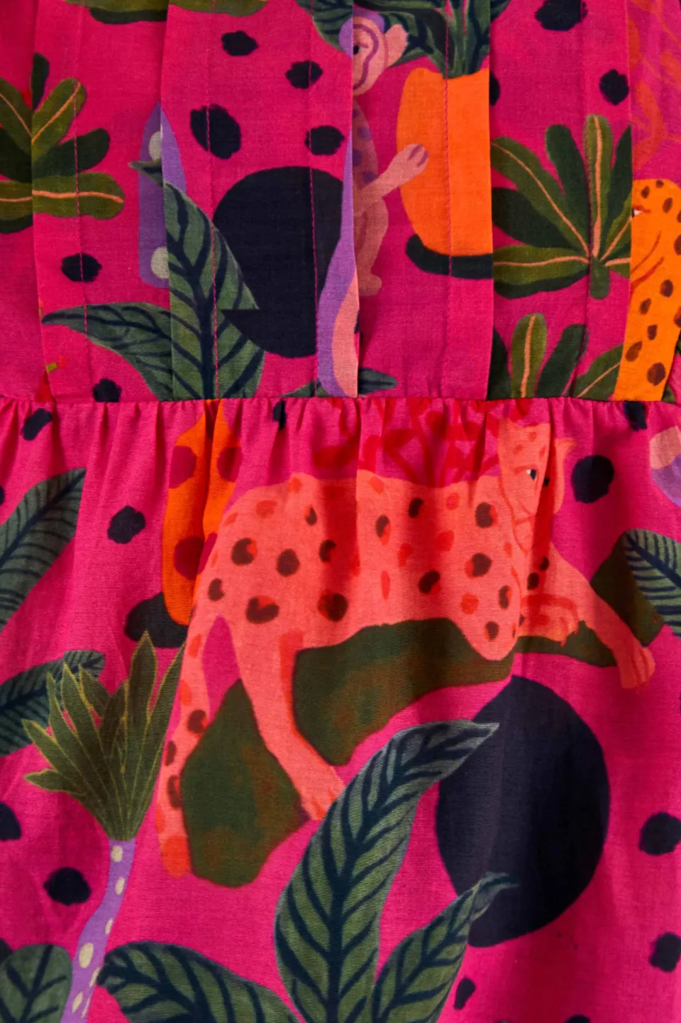 FARM Rio PINK BLOUSE | Pop Leopards Print New