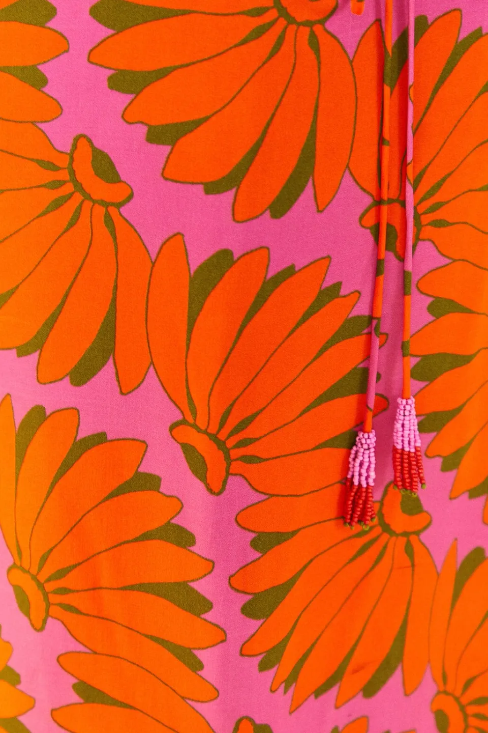 FARM Rio Pink Copacabana Lenzing™ Ecovero™ Viscose Cut Out Midi Dress Online
