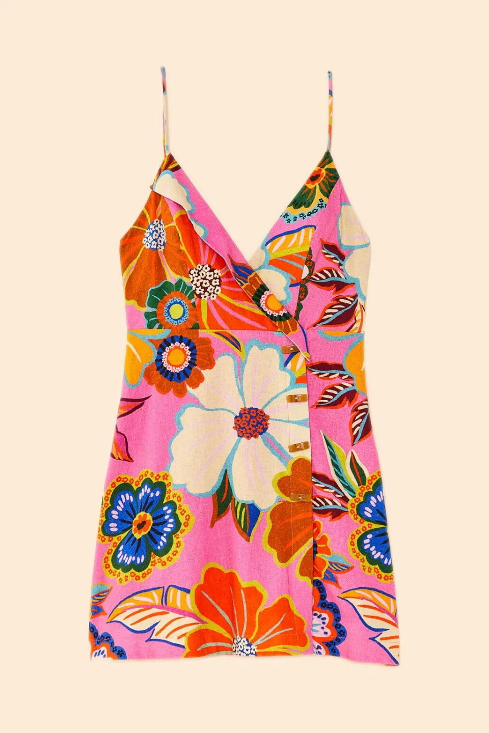 FARM Rio Pink Full Garden Mini Dress Online