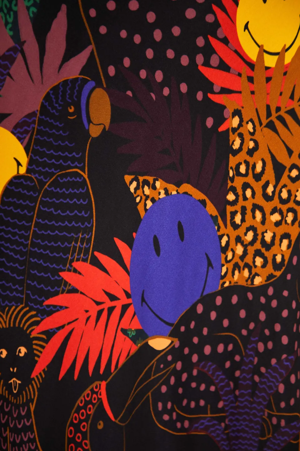 FARM Rio Pop Jungle Smiley® Midi Dress