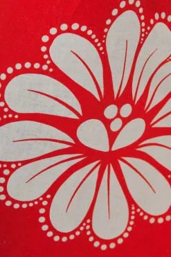 FARM Rio Red Ainika Shell LENZING™ ECOVERO™ Euroflax™ Midi Dress Online