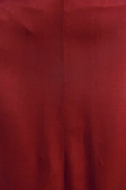 FARM Rio Red Cut Out Long Sleeve Lenzing™ Ecovero™ Viscose Maxi Dress