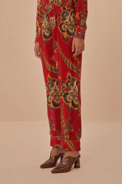 FARM Rio Red Maxi Floral Pajama Pants