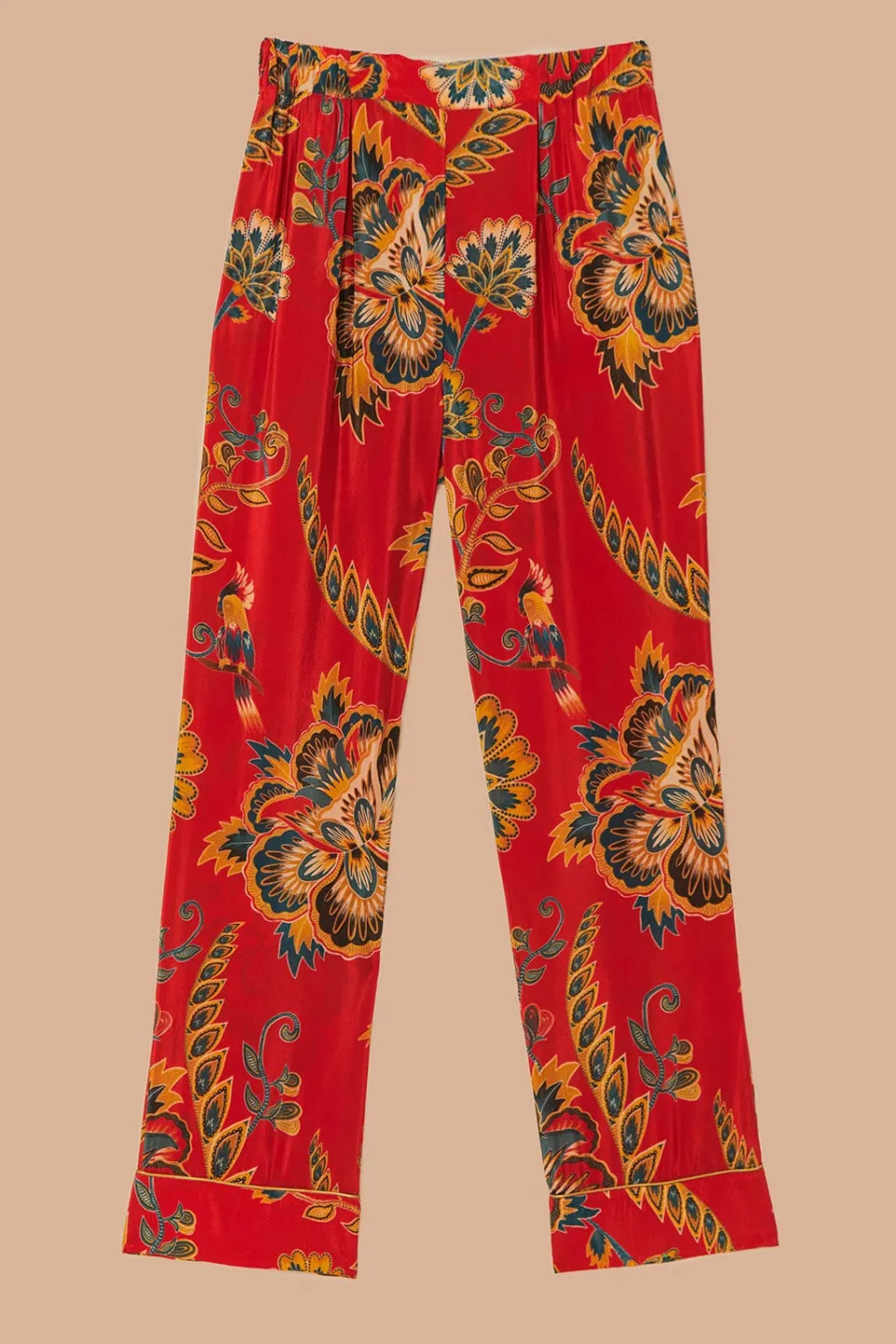FARM Rio Red Maxi Floral Pajama Pants