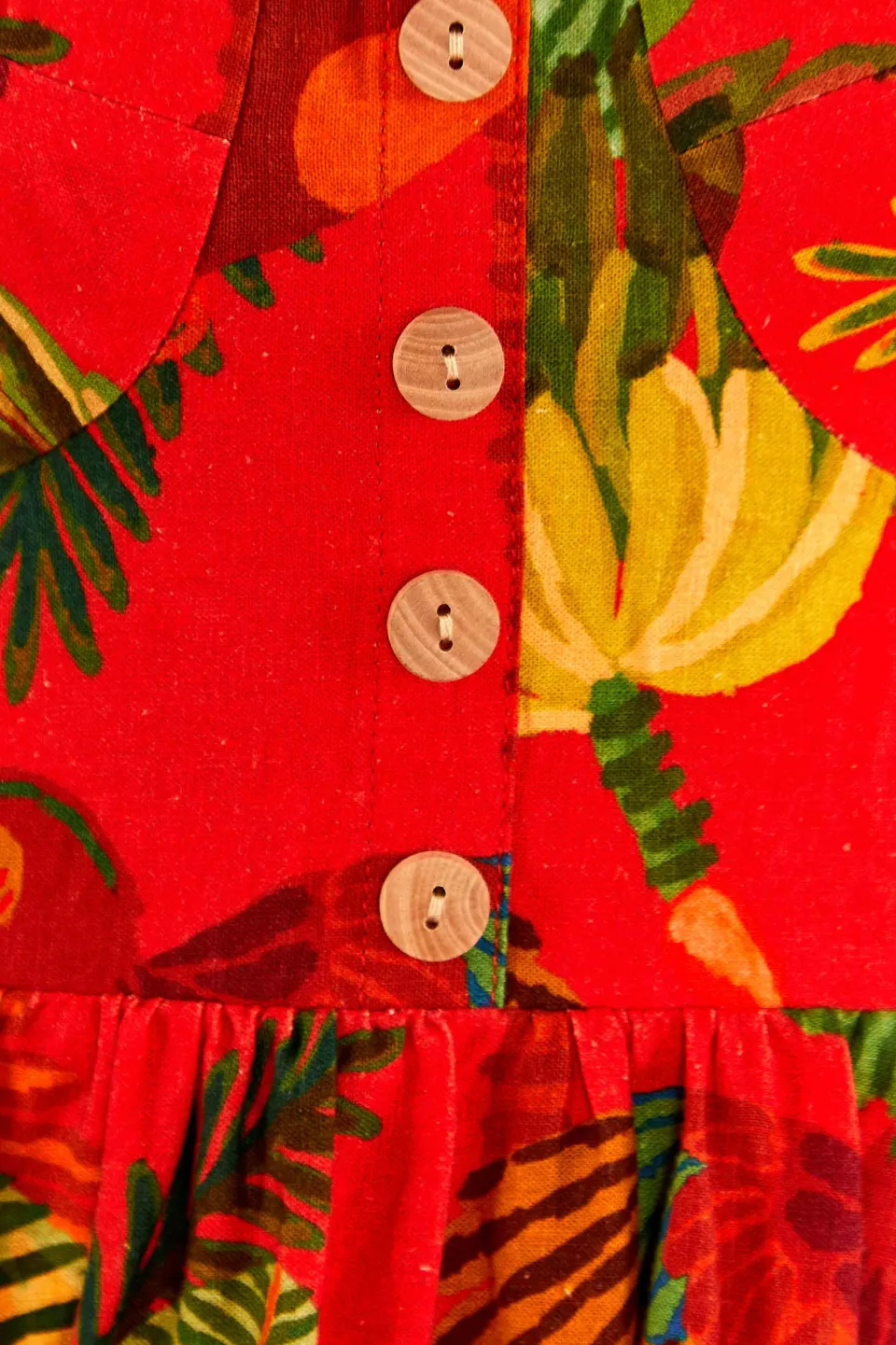 FARM Rio Red Mini Dress | Forest Birds Print Best